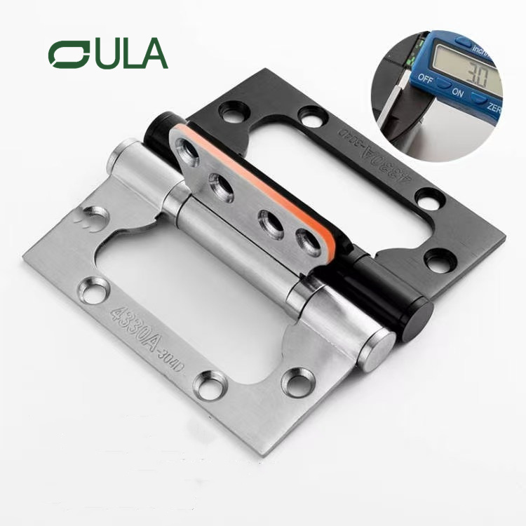 Modernes Design Satin Finish SS201 Flush Scharnier verschiedene Farben für Tür und Fenster Verwenden Sie Edelstahlmetallprodukt für Hotels