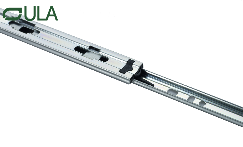 30 mm Metall -Werkzeugkastenschublapper Läufer Folien Office Desschublade Schleife Kanal Schiene Vollverlängerte Folien für Möbel