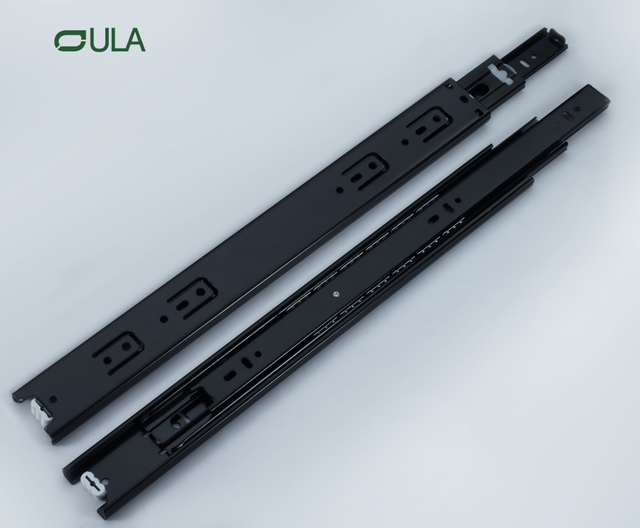 Jieyang Factory's hochwertiger Teleskopkanalschubladen -Schienenschiene Zink -Zink -Finish für Küchen verwenden Hausmöbel