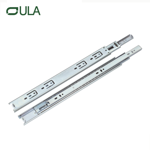 40 mm Teleskop -Kanal -Werkzeugkasten Zink Finish Schadenschub Schienenmöbel Schrankzubehör Rutsch Rail