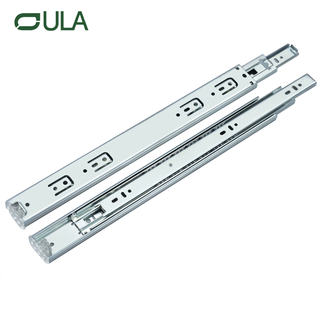 3 Klapper Zink Finish Schadenscheinmöbel sitzende Schubladenschiene unter Berg Triple Verlängerungsschublade Schieber Großhandel Großhandel