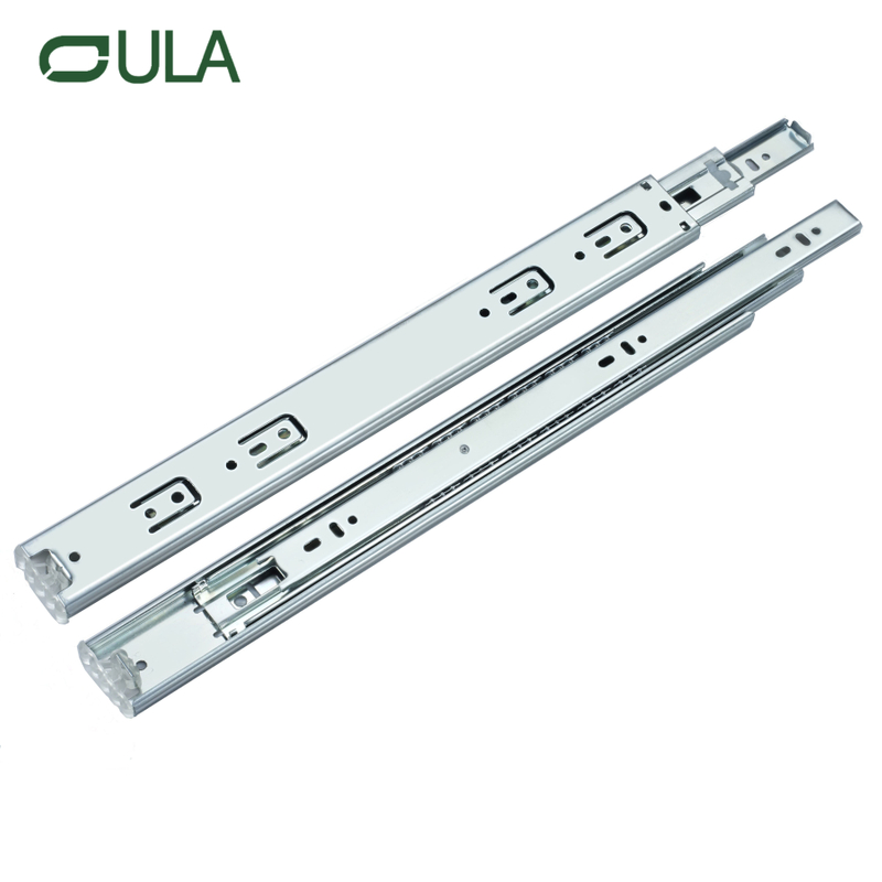 3 Klapper Zink Finish Schadenscheinmöbel sitzende Schubladenschiene unter Berg Triple Verlängerungsschublade Schieber Großhandel Großhandel