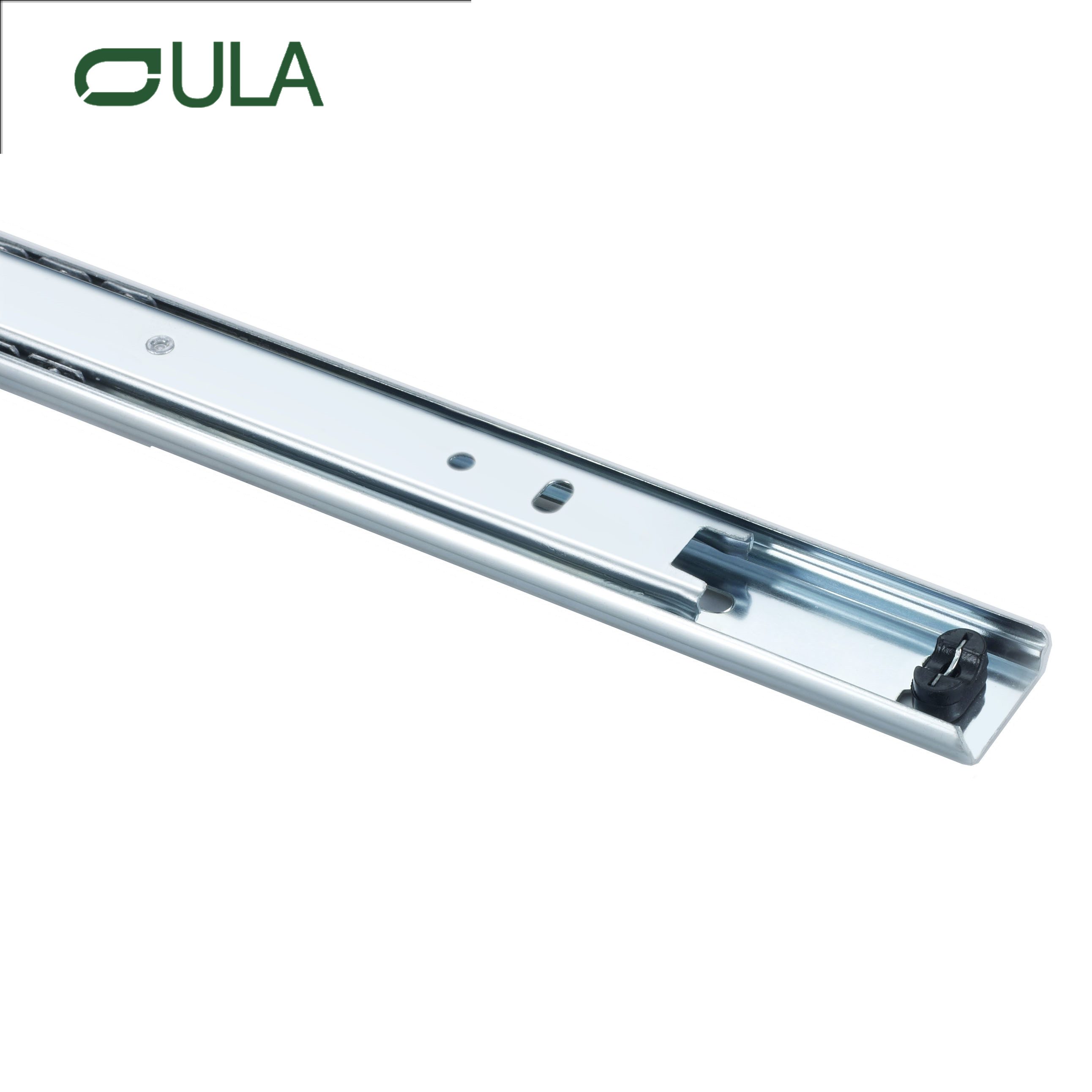 Moderne 27 -mm -Eisenschubladen -Schienenschienen werkseitig hochwertige Stahlmöbel Hardware Küche Ess 70000 -mal Zyklus Test Schnell