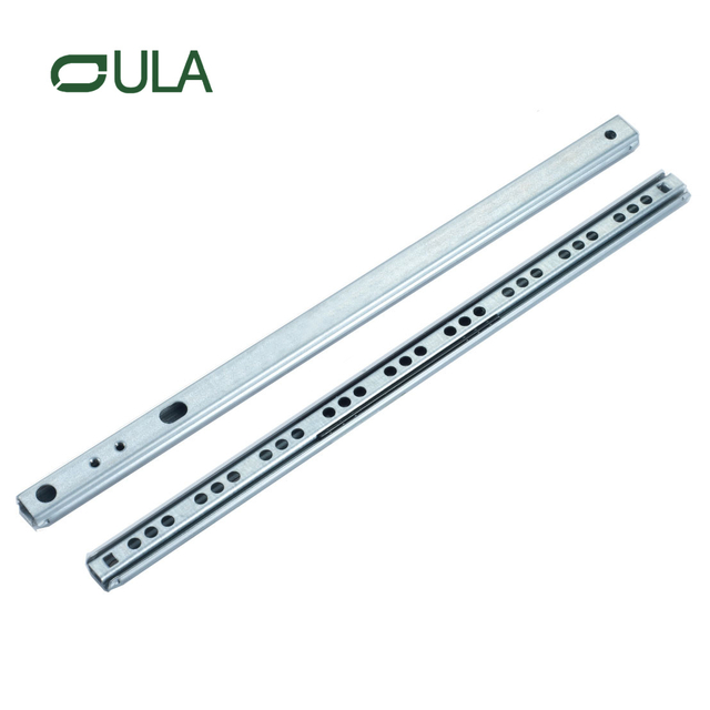 Professionelle Herstellung 2 Faltschubladen -Objektträger 17 mm schlankes Teleskopkanalschubladen Objektträger