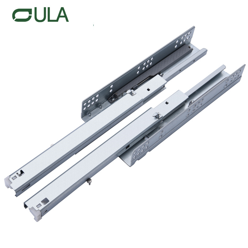 45 mm Edelstahl Vollverlängerung 3fache Kugellager Teleskopschublade Slide S4501 für Schlafzimmer Küche Essgymnen Möbel