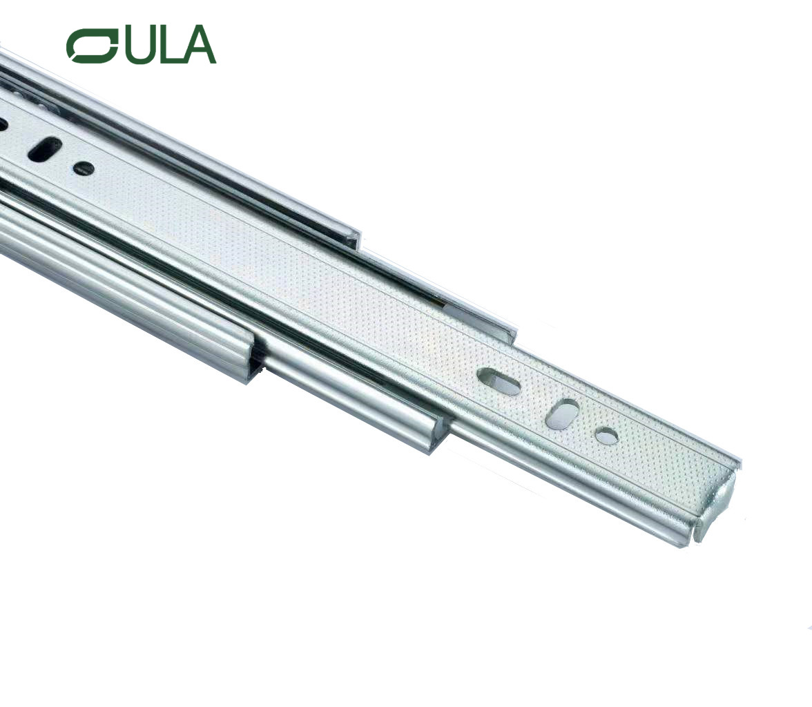 3 Klapper Zink Finish Schadenscheinmöbel sitzende Schubladenschiene unter Berg Triple Verlängerungsschublade Schieber Großhandel Großhandel