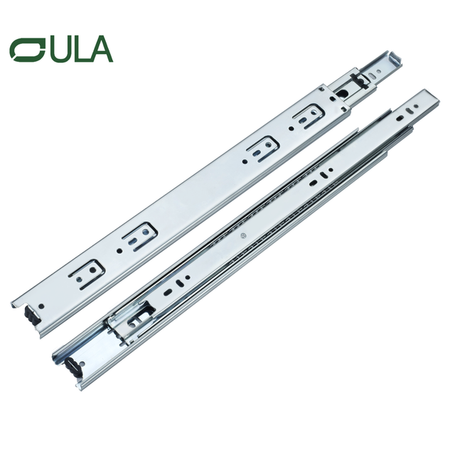 Hochwertiger heißer Verkauf 45 mm Vollverlängerung 3-fach maßgeschneiderte Teleskopkanalschubladen Folie