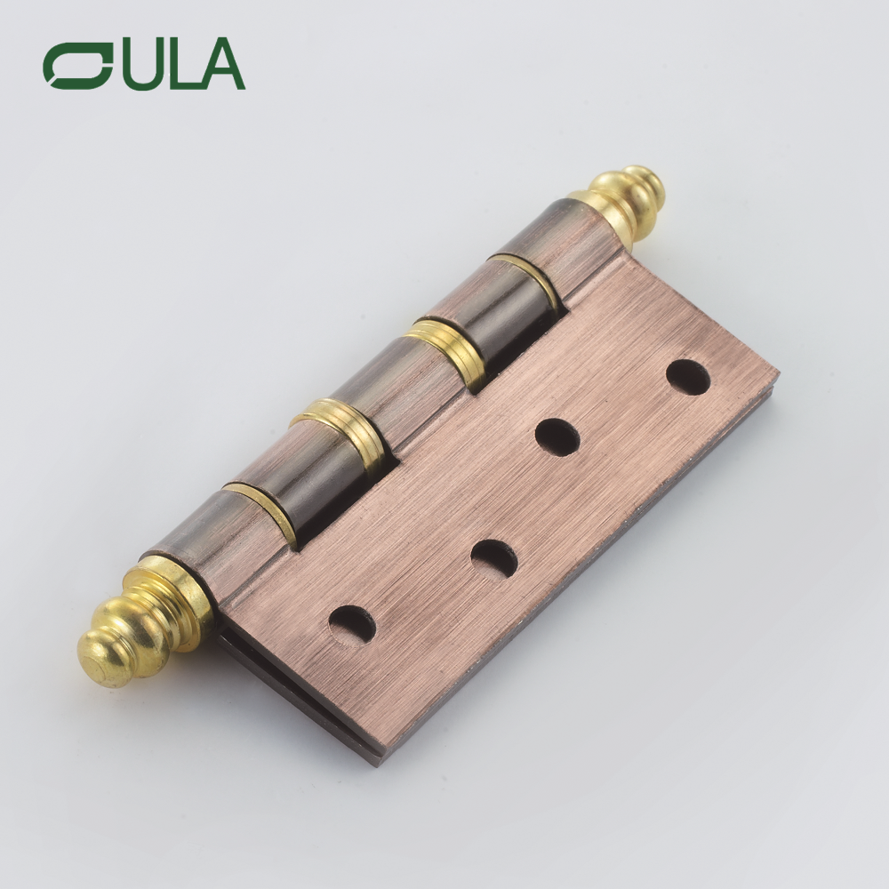 Antikes Kupfer 4 Zoll großer Kronkopf Sicherheitskugellager Tür Scharnier moderne Design Eisen Fenster Scharnier Hotels Fabrik Großhandel Großhandel