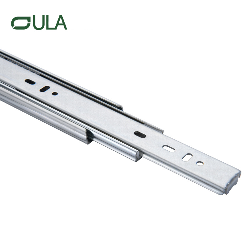 Shanghai Material Zinkschwarz Finish Weiche Teleskop 45 -mm -Schubladen Objektträger Office Schubladen Schrankschubladen Objektträger Objektträger