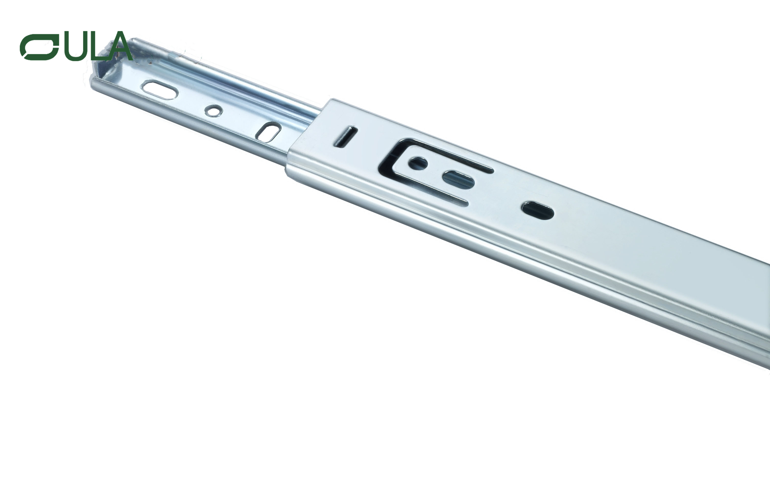 Moderne 27 -mm -Eisenschubladen -Schienenschienen werkseitig hochwertige Stahlmöbel Hardware Küche Ess 70000 -mal Zyklus Test Schnell