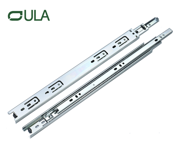 Moderne 3-fache Full-Extension-Kugellagerschubladen-Slide Factory Hochwertiges Zink-Finish für Schränke und Möbel für die Küchenkonsum