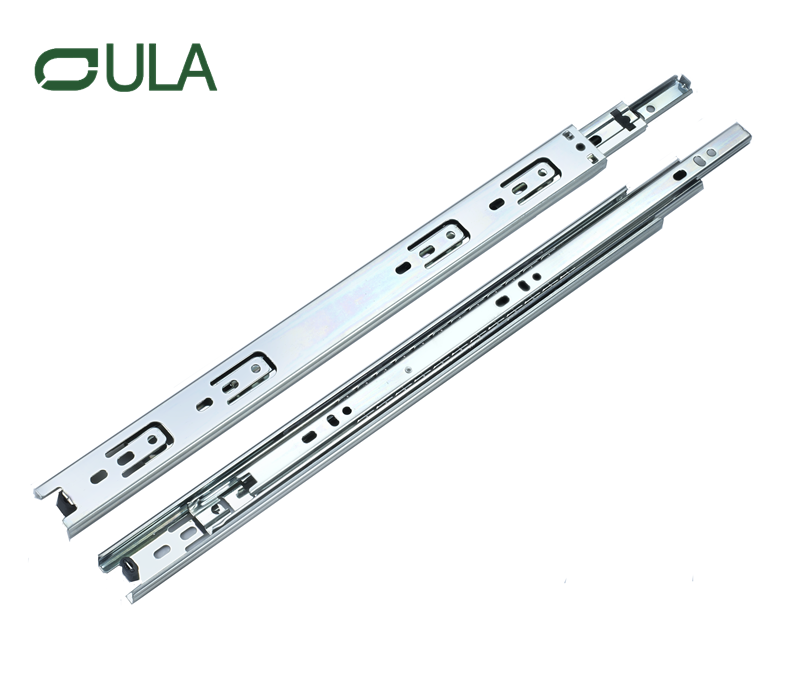 Moderne 3-fache Full-Extension-Kugellagerschubladen-Slide Factory Hochwertiges Zink-Finish für Schränke und Möbel für die Küchenkonsum