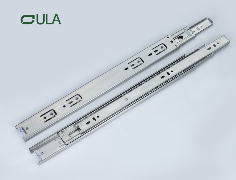 3-fach Vollverlängerung Teleskopkanal Edelstahl Schubladen Runner Rutsche Hochleistungs moderne Küchenschlafzimmerschrank Restaurant