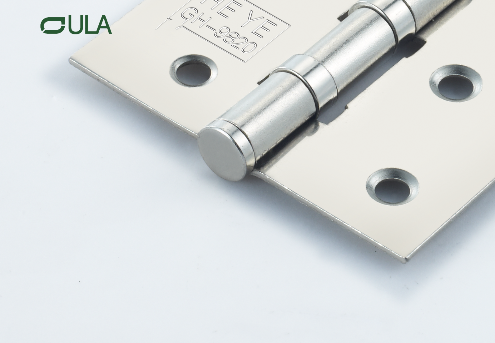 OEM -Logo hochwertiger Eisenbürste Stahl Flacher Butt Tür Scharnierkugellager Möbel Pivot Tür Scharnier Fenster Hotel verwenden modern