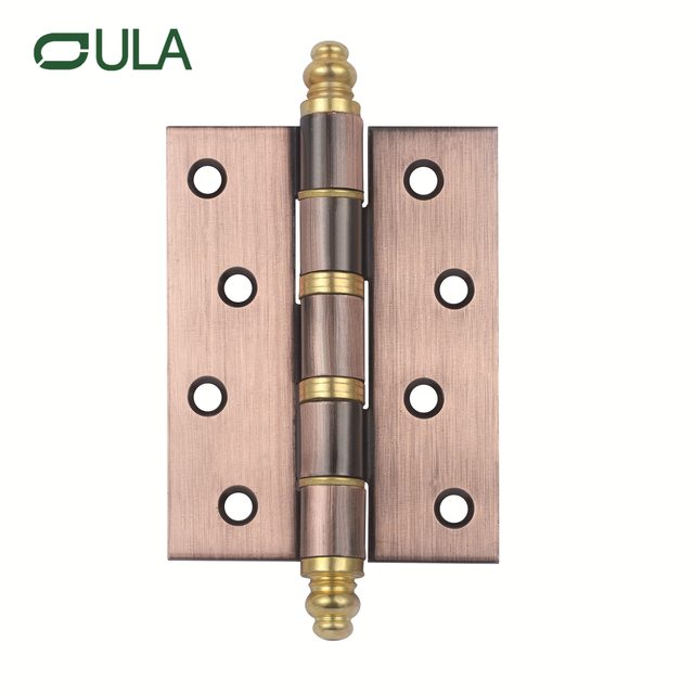 Antikes Kupfer 4 Zoll großer Kronkopf Sicherheitskugellager Tür Scharnier moderne Design Eisen Fenster Scharnier Hotels Fabrik Großhandel Großhandel