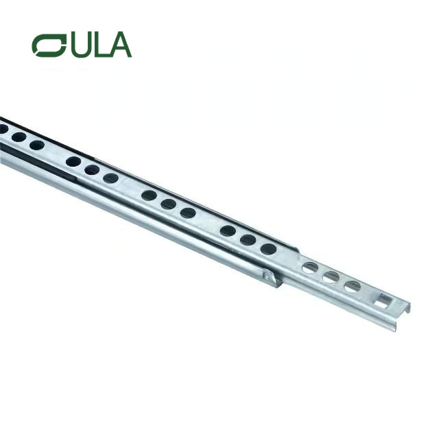  Hochwertige Mini-Schubladenführungen mit 2 Falten aus Zink oder Eisen mit Kugellager für eine Belastung von 10 kg 