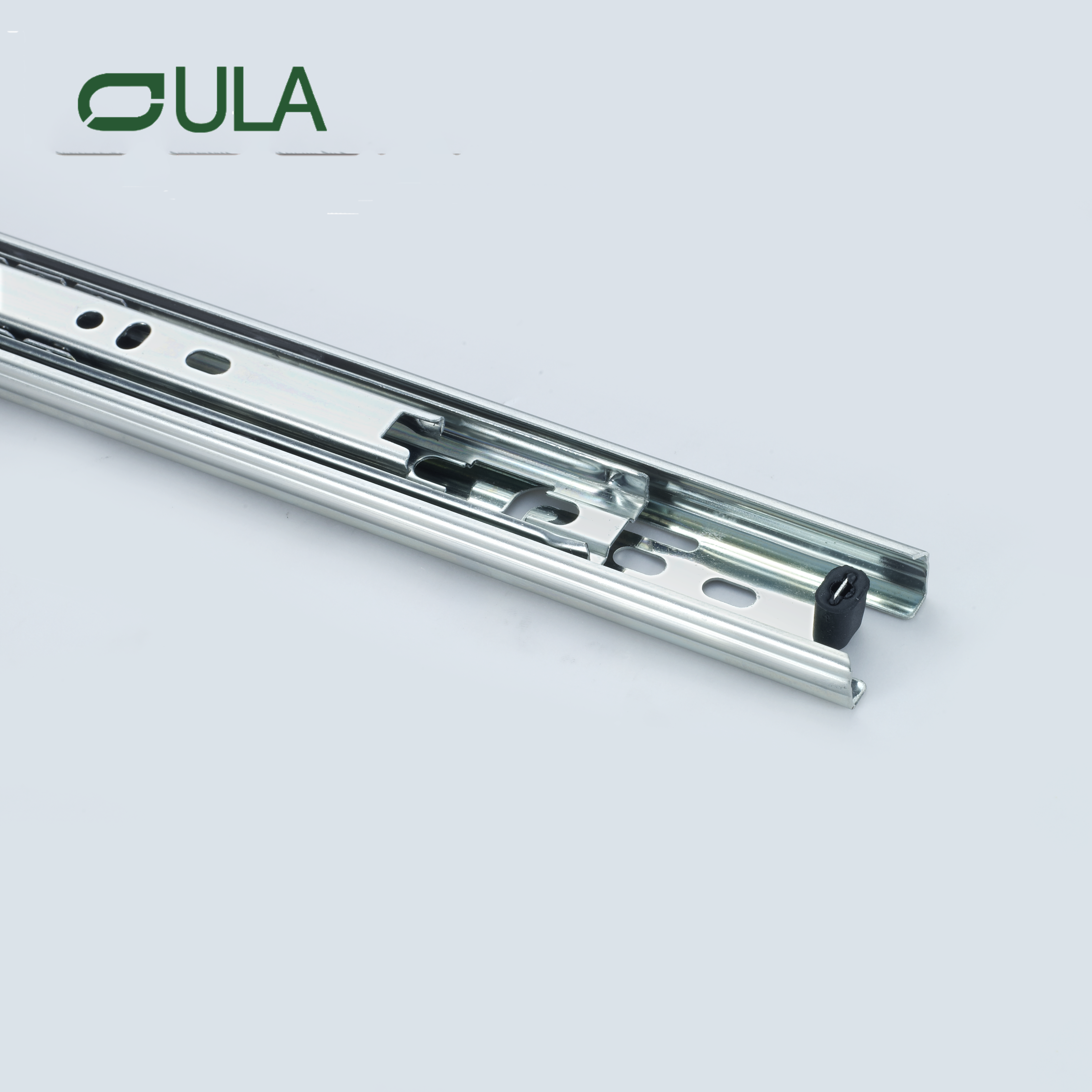 Moderne 3-fache Full-Extension-Kugellagerschubladen-Slide Factory Hochwertiges Zink-Finish für Schränke und Möbel für die Küchenkonsum