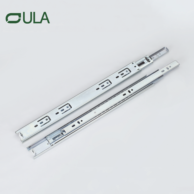 Oula Furniture Hardware Full Telescopic Rail Cabinet 3-fach Teleskopkugellager Läufer Schublade Folie