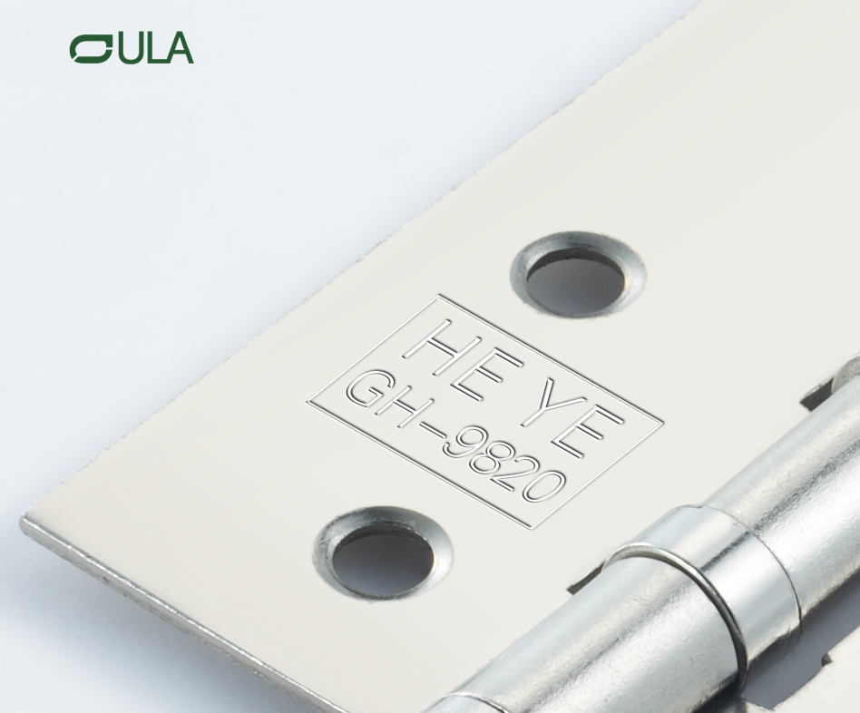 OEM -Logo hochwertiger Eisenbürste Stahl Flacher Butt Tür Scharnierkugellager Möbel Pivot Tür Scharnier Fenster Hotel verwenden modern