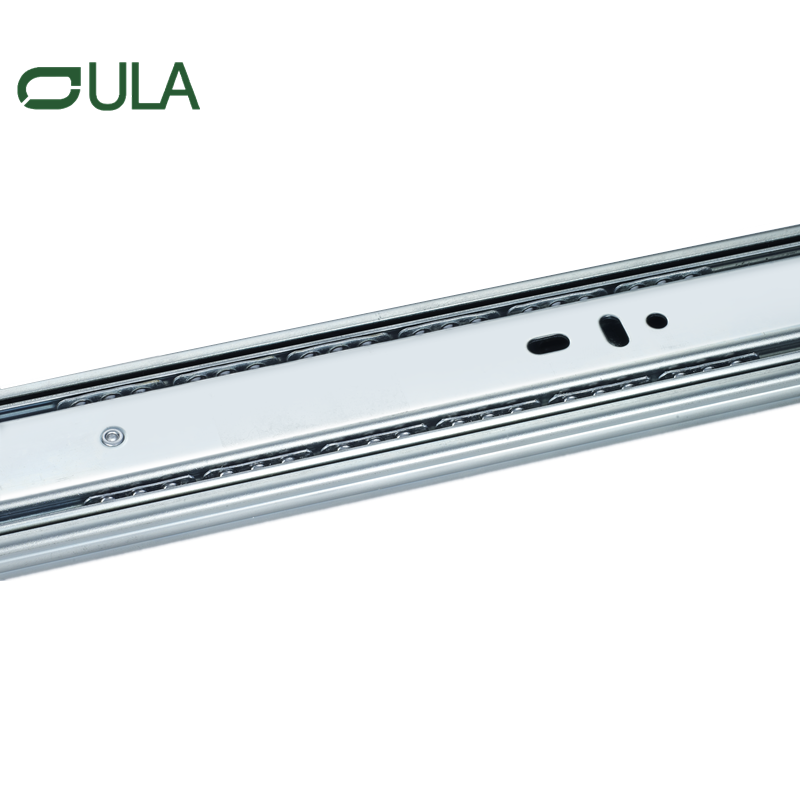 Fabrik-Hot Sale 45 mm Vollauszug, 3-fach Zink-Finish, robuste Schubladenführung