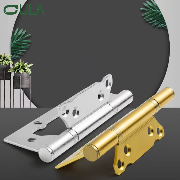 Hochqualität moderner Eisen 2BB Butterfly Flush Türscharnier mehrfarbiger stumm versteckter Schrankscharnier für Fenster- und Hotelgebrauch