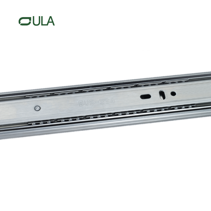 3-fach Vollverlängerung Teleskopkanal Edelstahl Schubladen Runner Folie Hochleistungs moderner Küchenschrankschubladen Objektträger