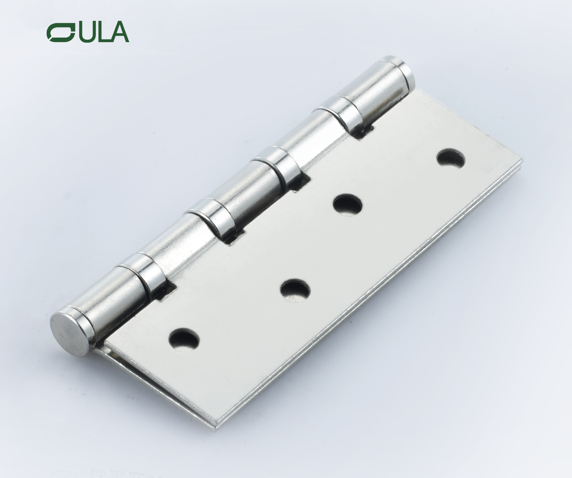 OEM -Logo hochwertiger Eisenbürste Stahl Flacher Butt Tür Scharnierkugellager Möbel Pivot Tür Scharnier Fenster Hotel verwenden modern