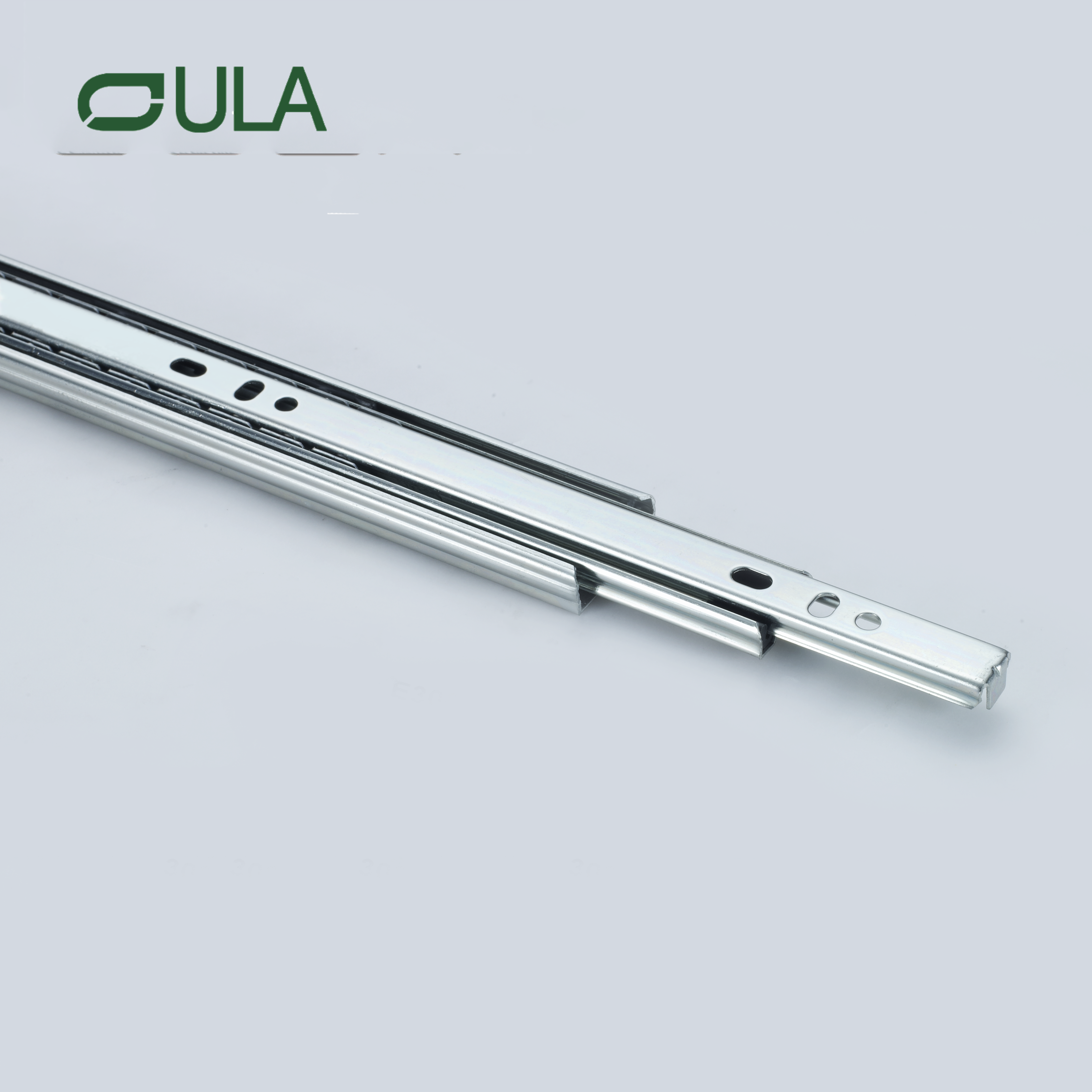 Moderne 3-fache Full-Extension-Kugellagerschubladen-Slide Factory Hochwertiges Zink-Finish für Schränke und Möbel für die Küchenkonsum