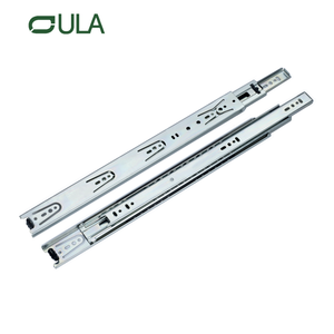 Möbelbeschläge, voll ausziehbare, runde, robuste Schubladenschiene mit Teleskopauszug 