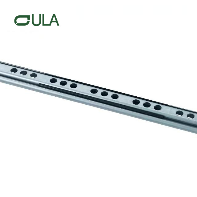  Hochwertige Mini-Schubladenführungen mit 2 Falten aus Zink oder Eisen mit Kugellager für eine Belastung von 10 kg 