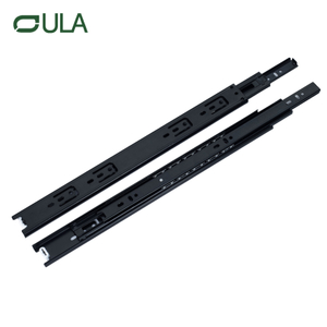 Teleskope 3 -fache Kugellager schwarz gepunktete Finish -Schublade Folie 40 mm Breite Möbel Hardware Slide Rails