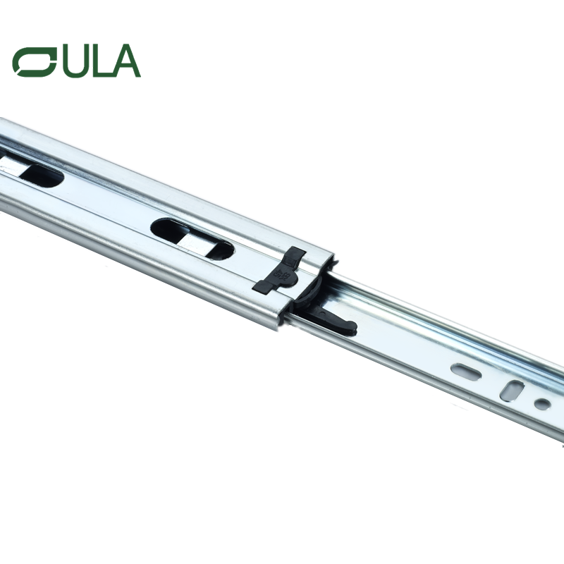 Fabrik-Hot Sale 45 mm Vollauszug, 3-fach Zink-Finish, robuste Schubladenführung