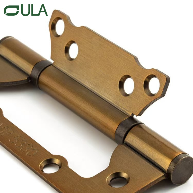 Hochqualität moderner Eisen 2BB Butterfly Flush Türscharnier mehrfarbiger stumm versteckter Schrankscharnier für Fenster- und Hotelgebrauch