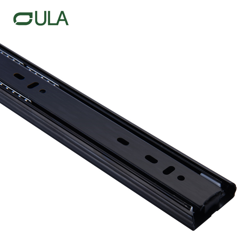 Werksguter Preis Hochleistungsweiche Nahe Schublade Eisenkugellager glatte Rutschenschiene für Möbel