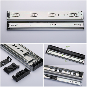 Fabrik hochwertige maßgeschneiderte 50 mm dreifache Verlängerung Hochleistungsschubladen Folie Hochtemperaturschublade Folie