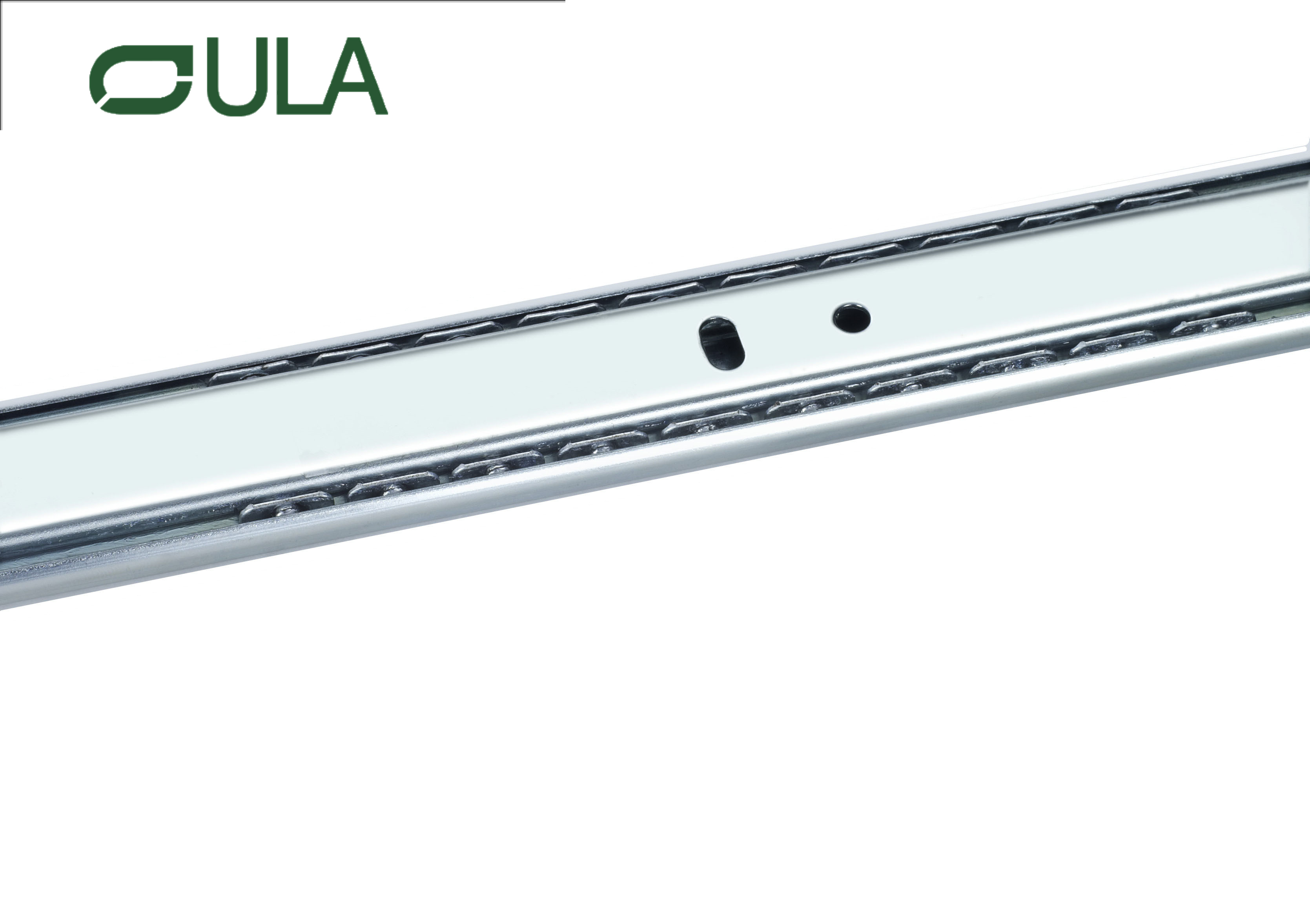 Hochwertige 27 mm 2-fache Teleskopkugel-Kugellagerschubladen-Runner-Eisenbahn-Möbelschrank verwenden Sie Warehouse Workshop Hotel