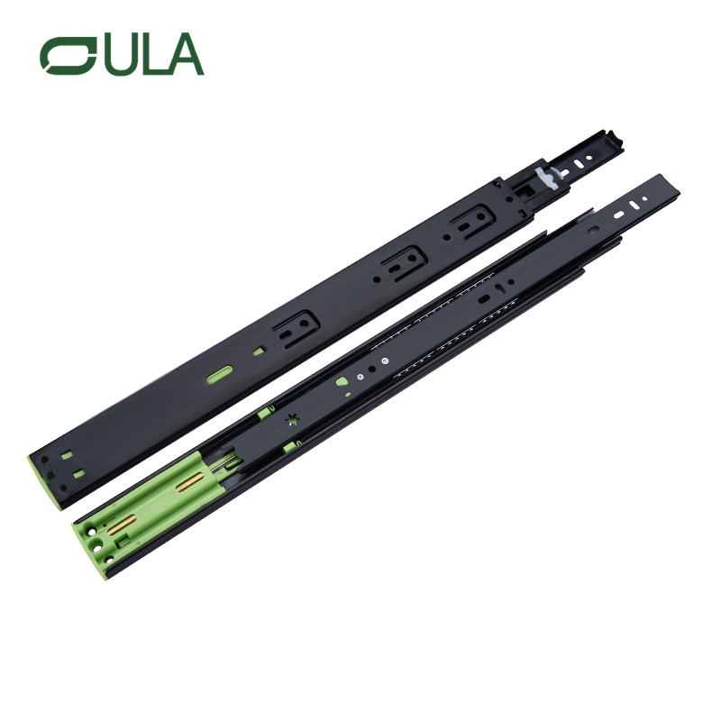 Werksguter Preis Hochleistungsweiche Nahe Schublade Eisenkugellager glatte Rutschenschiene für Möbel