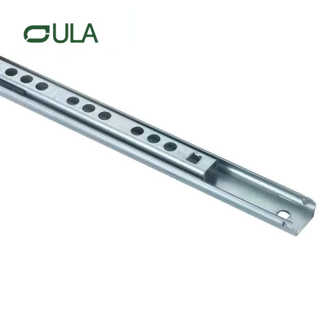  Hochwertige Mini-Schubladenführungen mit 2 Falten aus Zink oder Eisen mit Kugellager für eine Belastung von 10 kg 