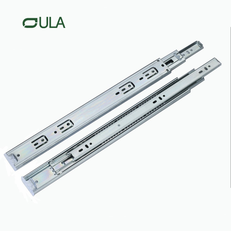 3 Klapper Zink Finish Schadenscheinmöbel sitzende Schubladenschiene unter Berg Triple Verlängerungsschublade Schieber Großhandel Großhandel