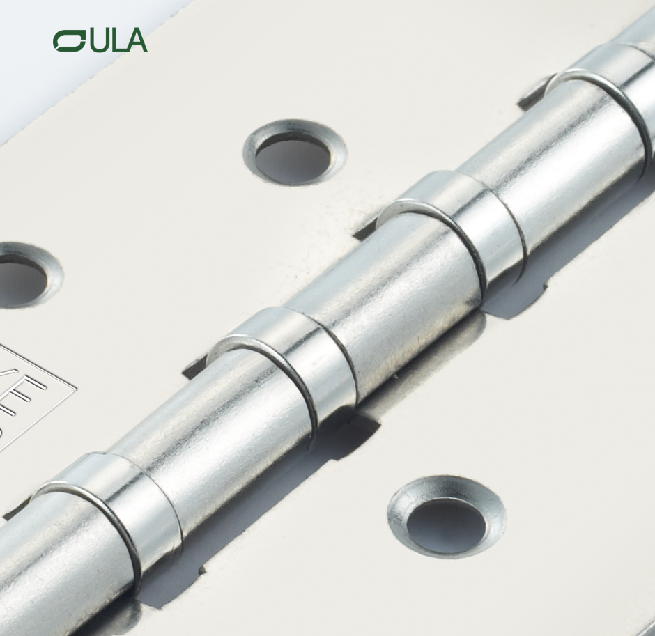 OEM -Logo hochwertiger Eisenbürste Stahl Flacher Butt Tür Scharnierkugellager Möbel Pivot Tür Scharnier Fenster Hotel verwenden modern