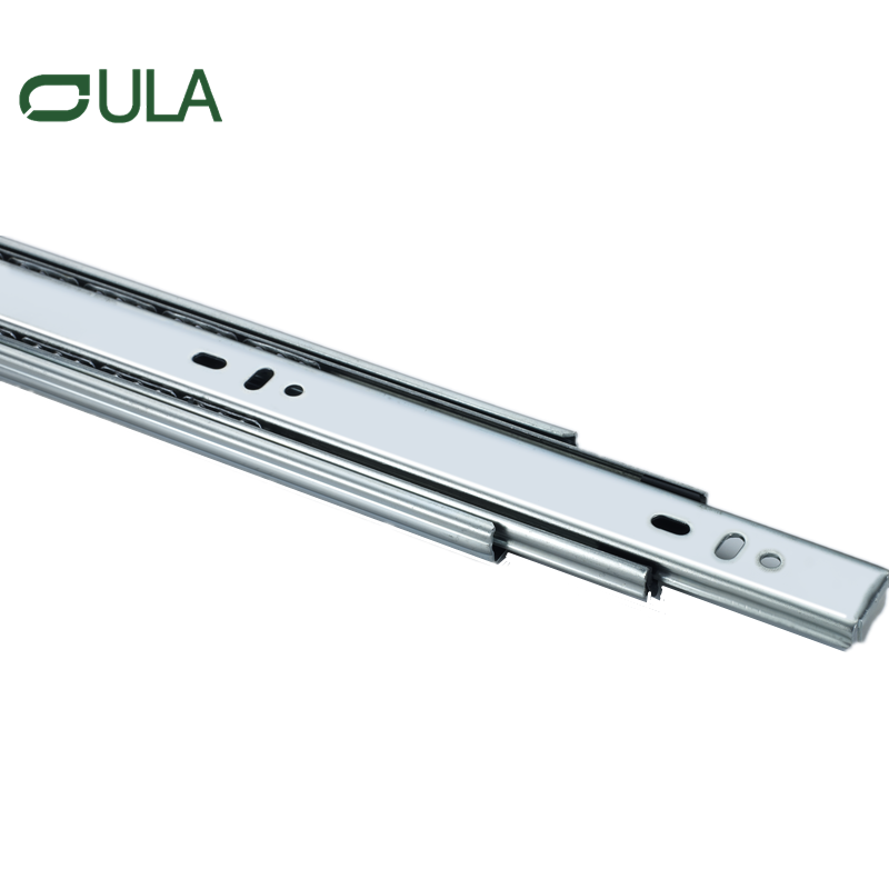 Fabrik-Hot Sale 45 mm Vollauszug, 3-fach Zink-Finish, robuste Schubladenführung